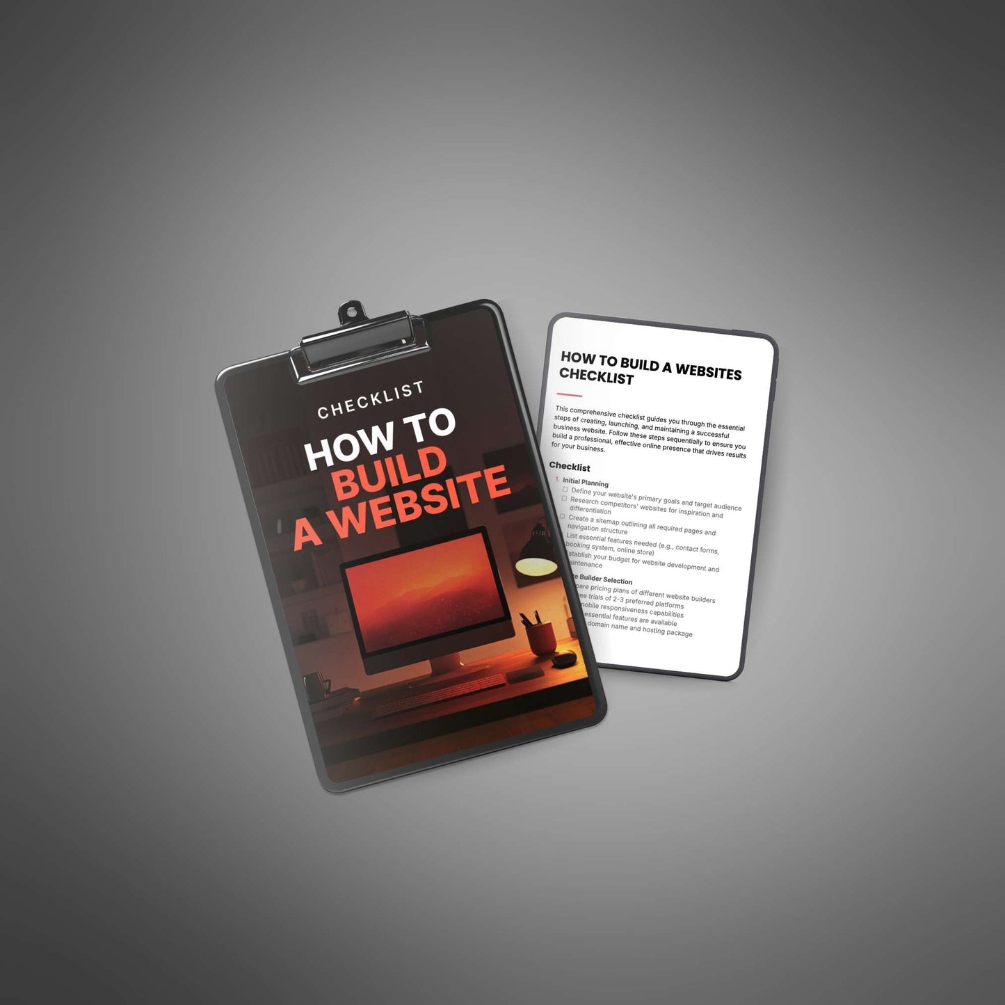 How To Build A Website - Checklist