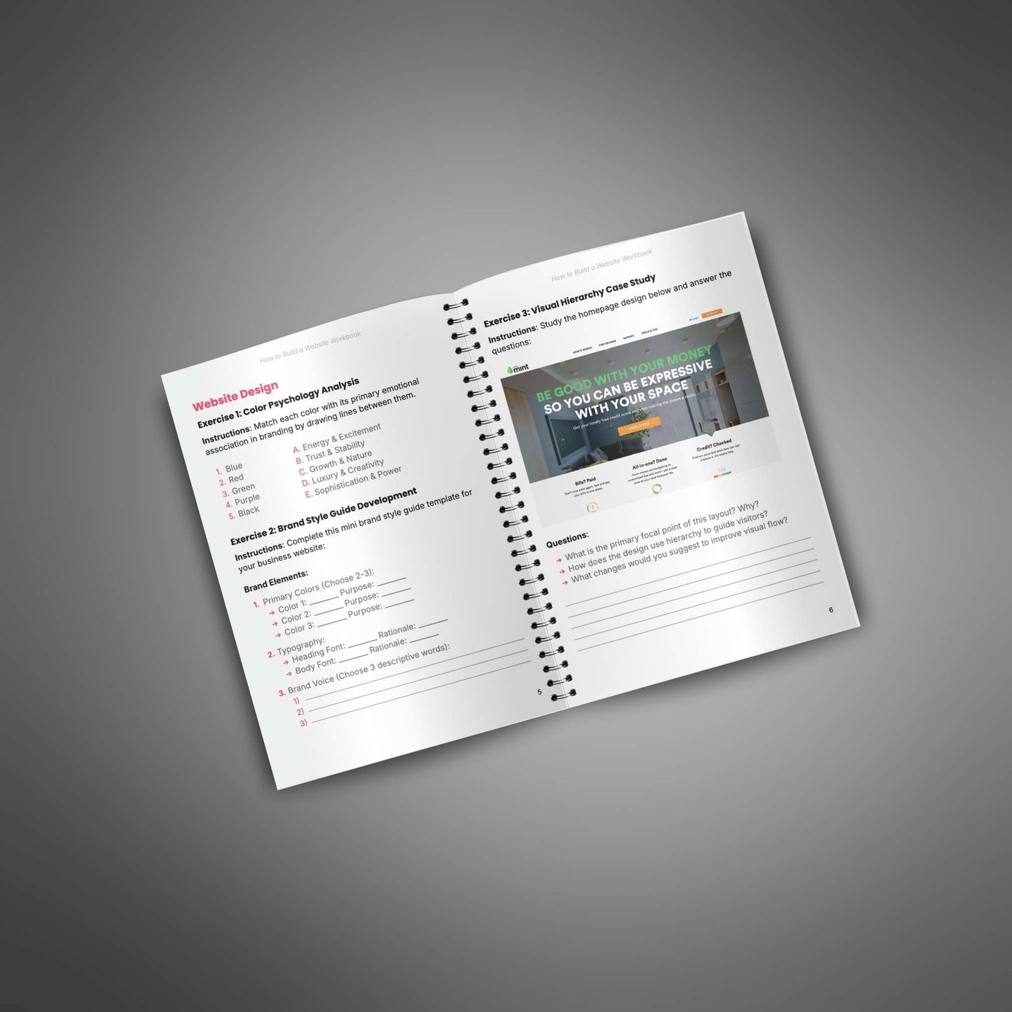 How To Build A Website - Workbook